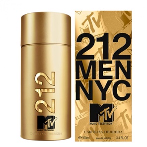 Мужская Туалетная вода Carolina Herrera 212 Men NYC MTV Music Television ,100 мл
